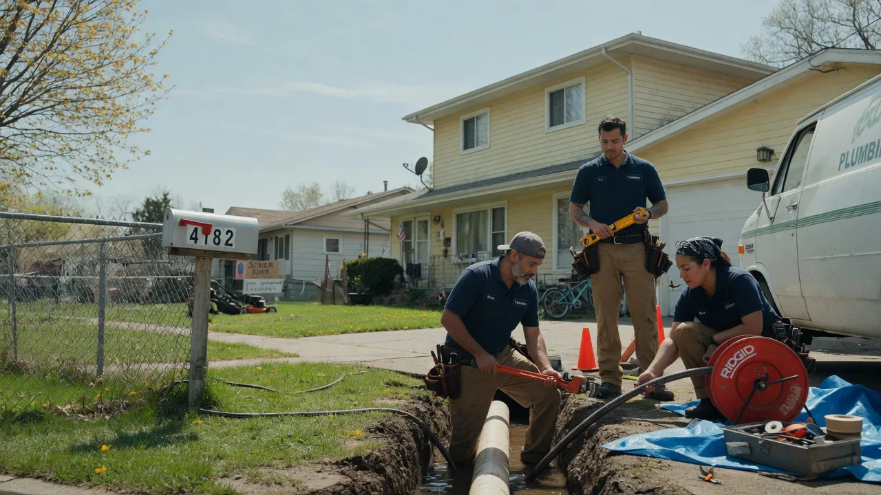 Gas Line Repair in Castleton, IL near me